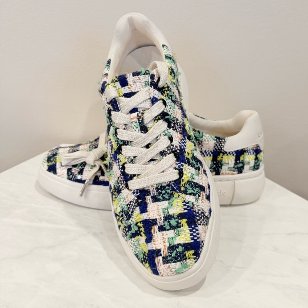 🔥NWOT Kate Spade Women’s Colorful Tweed Sneakers Size 7🔥
